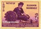 ELEANOR ROOSEVELT AT SPINNING WHEEL 0478 Indian Post
