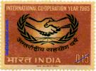 INTERNATIONAL CO-OPERATION YEAR 0502 Indian Post