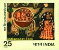 PAINTING OF FOLK TALE (H D BHATIA) 0831 Indian Post