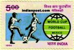 TWO FOOTBALLERS 1190 Indian Post